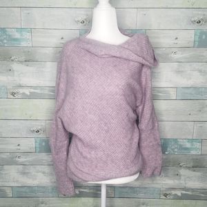 Moth Assymetrical Italian Wool Blend Sweater Small